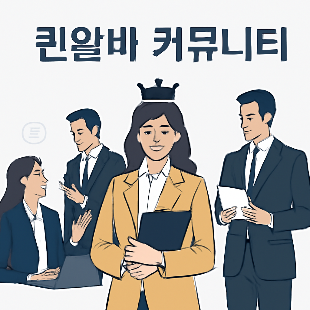 퀸알바 커뮤니티 메인 이미지