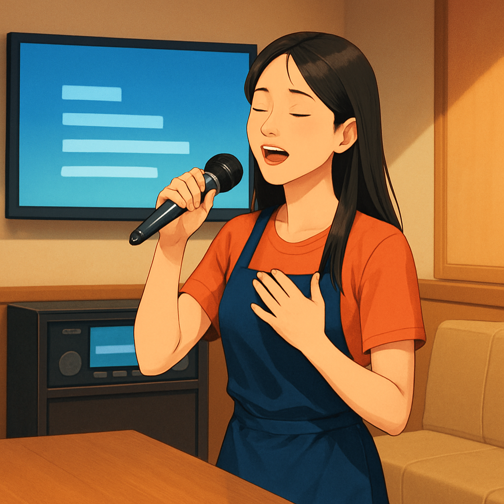 노래방 아르바이트 이미지