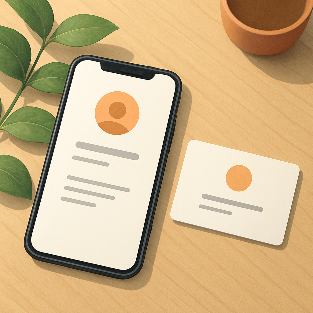 모바일 명함 메인 이미지