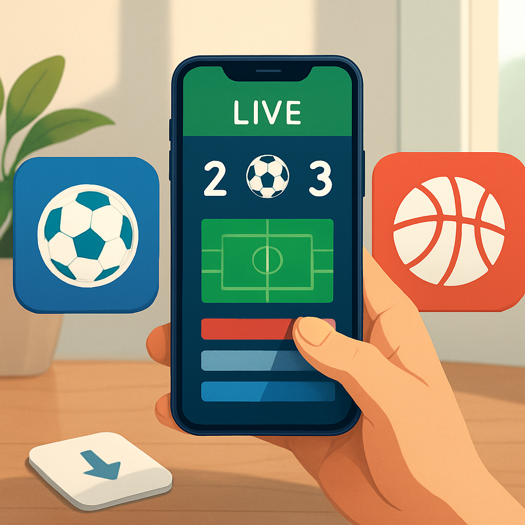 스포츠 중계 앱 비교 및 설치 가이드 이미지