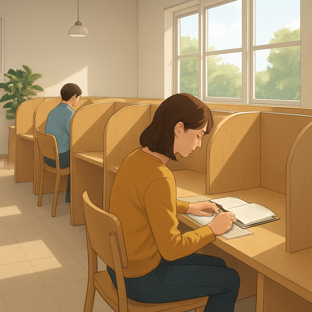 관리형 독서실 운영 이미지