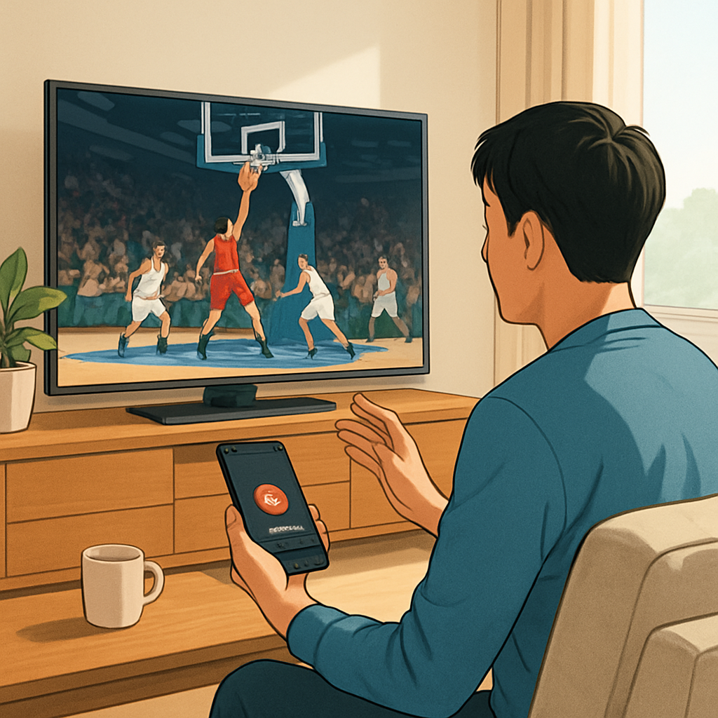 한국에서 무료로 스포츠 중계를 보는 방법 이미지