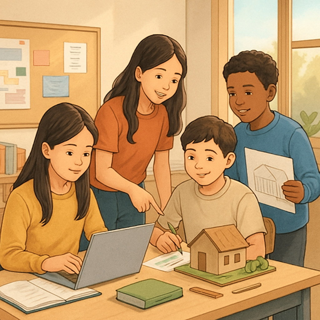 프로젝트 기반 학습이 적용된 대안학교 이미지